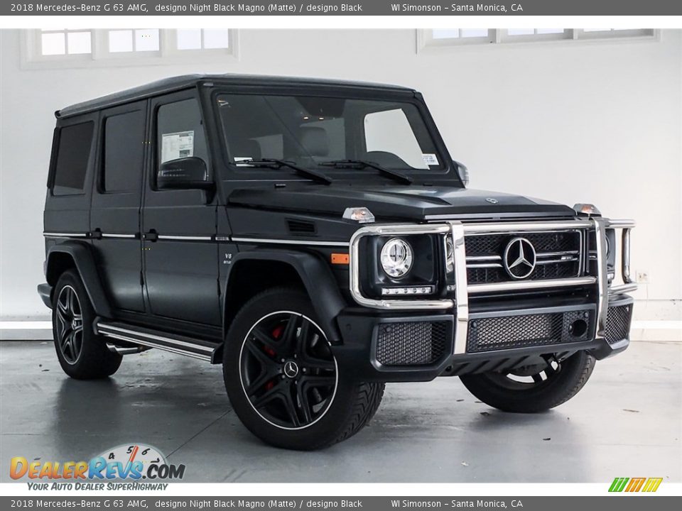 2018 Mercedes-Benz G 63 AMG designo Night Black Magno (Matte) / designo Black Photo #1