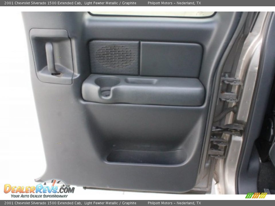 2001 Chevrolet Silverado 1500 Extended Cab Light Pewter Metallic / Graphite Photo #29