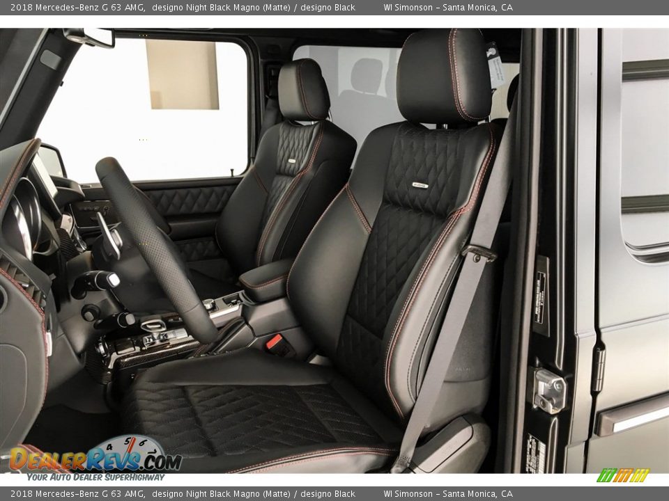 2018 Mercedes-Benz G 63 AMG designo Night Black Magno (Matte) / designo Black Photo #6