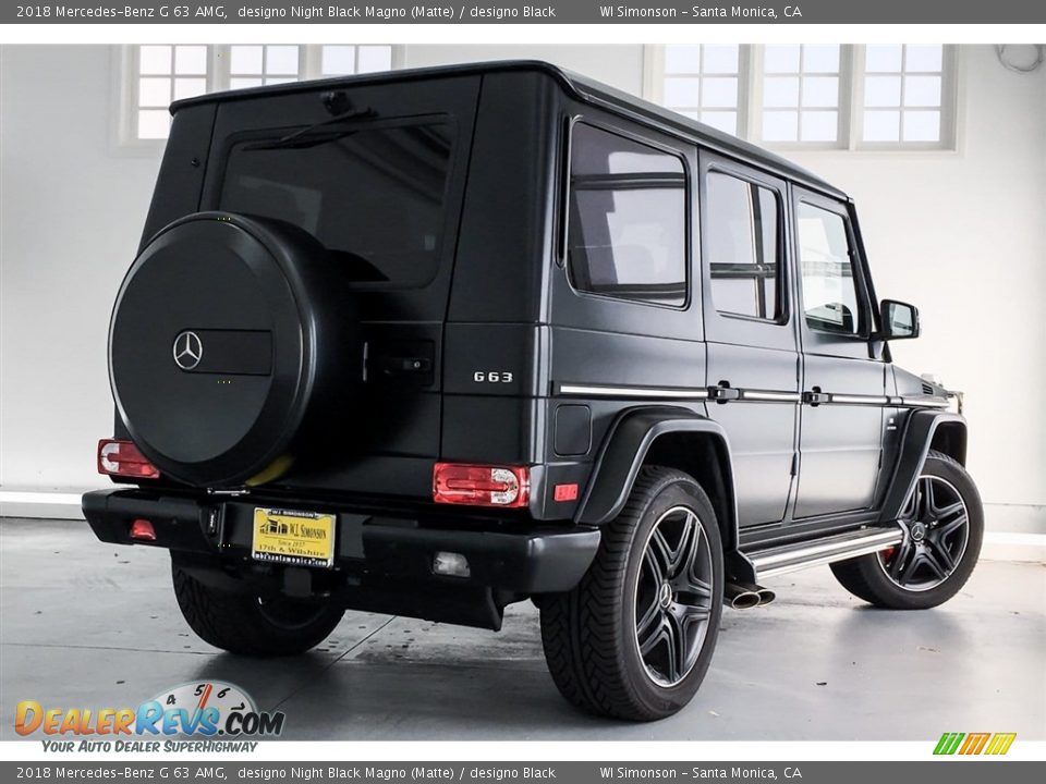 2018 Mercedes-Benz G 63 AMG designo Night Black Magno (Matte) / designo Black Photo #9
