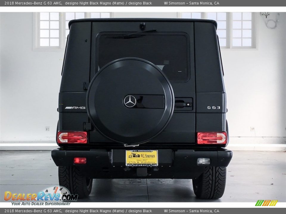 2018 Mercedes-Benz G 63 AMG designo Night Black Magno (Matte) / designo Black Photo #10