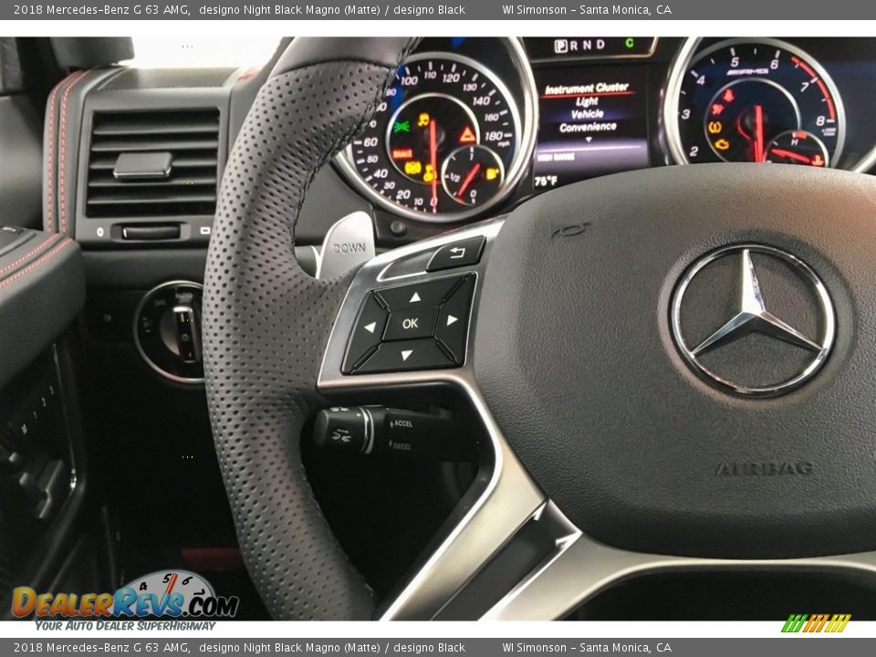 2018 Mercedes-Benz G 63 AMG designo Night Black Magno (Matte) / designo Black Photo #13