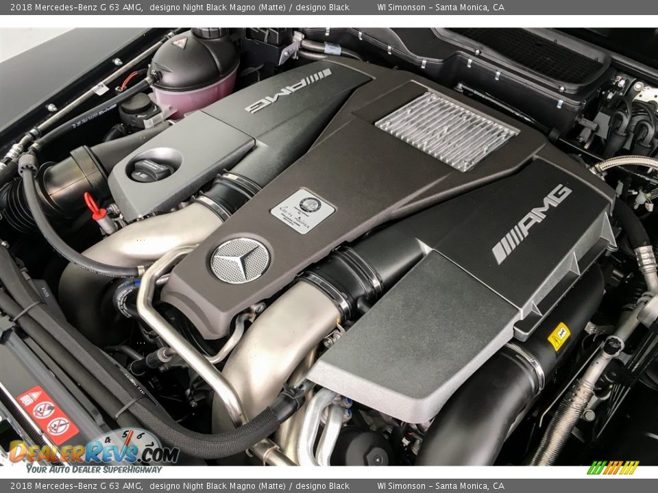 2018 Mercedes-Benz G 63 AMG designo Night Black Magno (Matte) / designo Black Photo #28