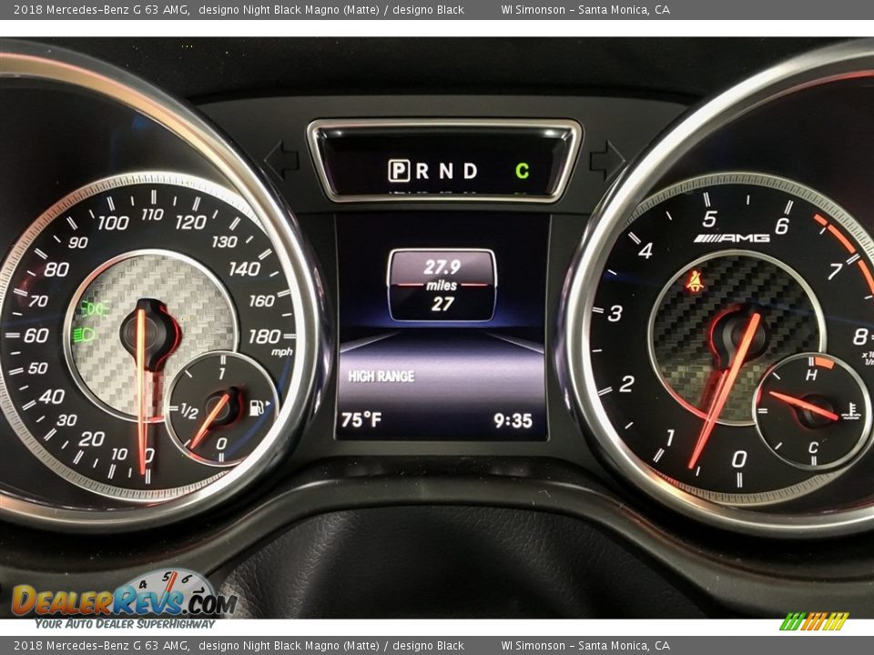 2018 Mercedes-Benz G 63 AMG designo Night Black Magno (Matte) / designo Black Photo #32