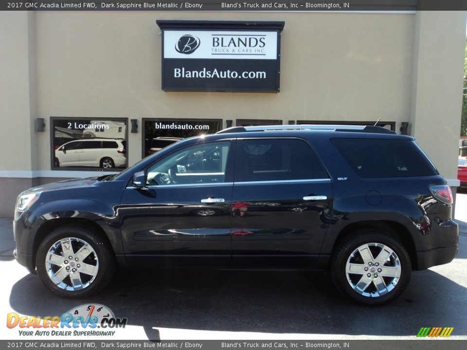 2017 GMC Acadia Limited FWD Dark Sapphire Blue Metallic / Ebony Photo #1