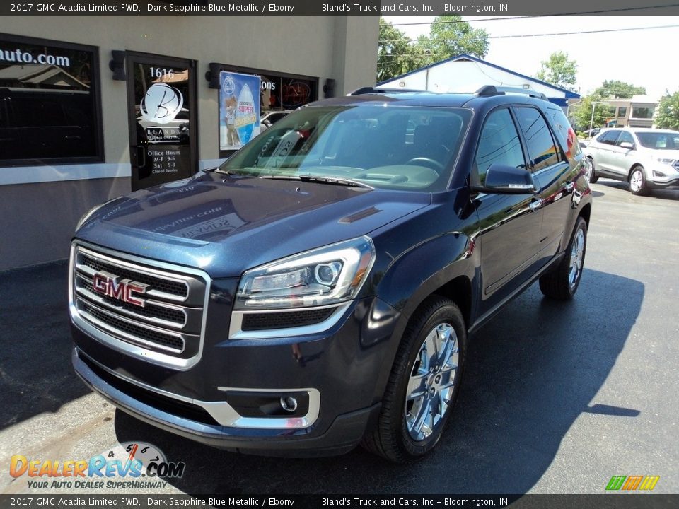 2017 GMC Acadia Limited FWD Dark Sapphire Blue Metallic / Ebony Photo #2
