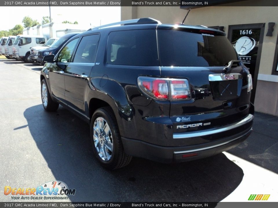 2017 GMC Acadia Limited FWD Dark Sapphire Blue Metallic / Ebony Photo #3