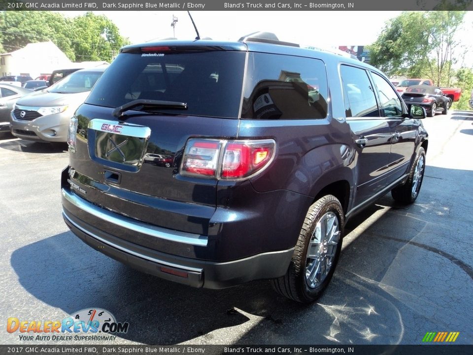 2017 GMC Acadia Limited FWD Dark Sapphire Blue Metallic / Ebony Photo #4