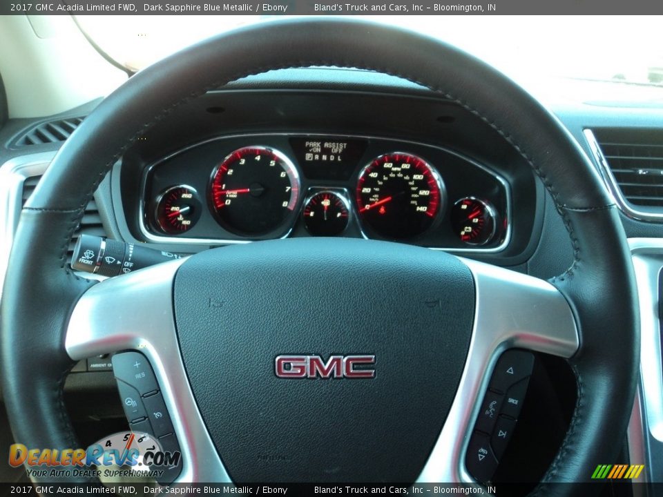 2017 GMC Acadia Limited FWD Dark Sapphire Blue Metallic / Ebony Photo #8