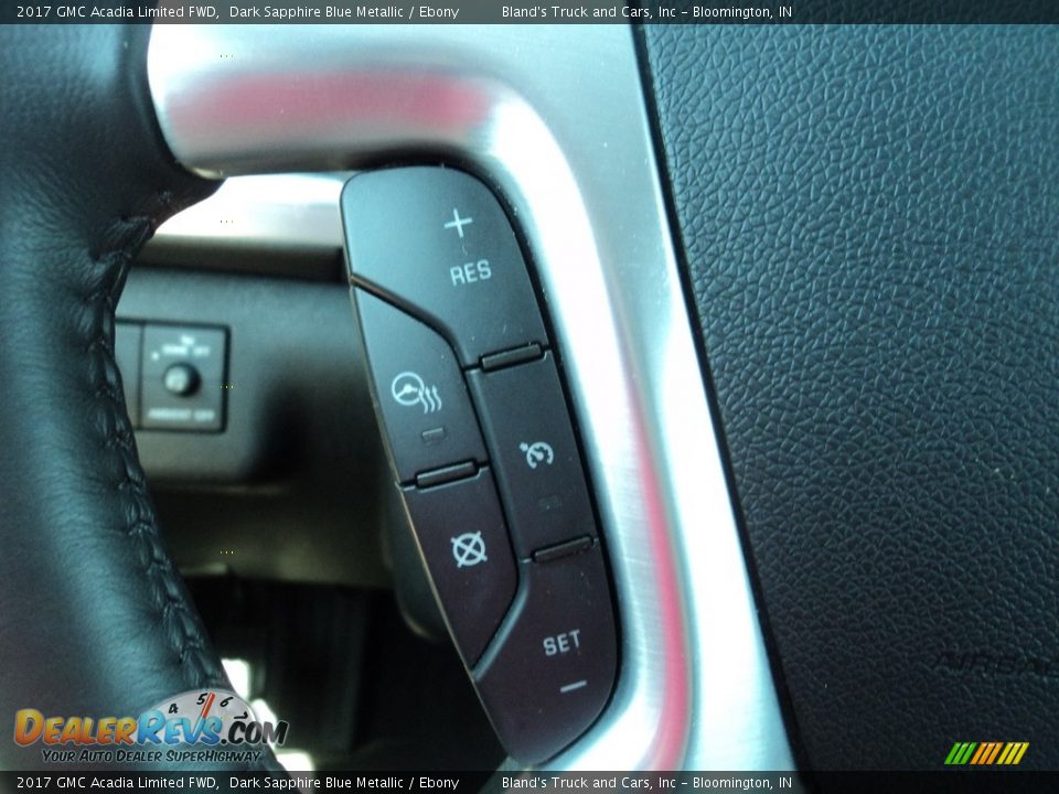 2017 GMC Acadia Limited FWD Dark Sapphire Blue Metallic / Ebony Photo #10