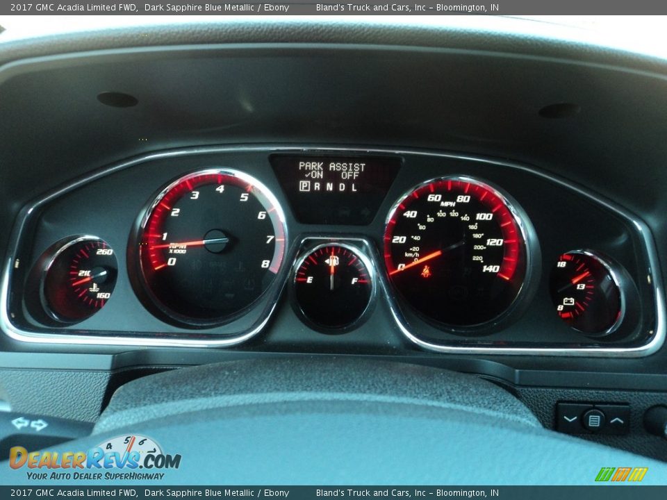 2017 GMC Acadia Limited FWD Dark Sapphire Blue Metallic / Ebony Photo #12