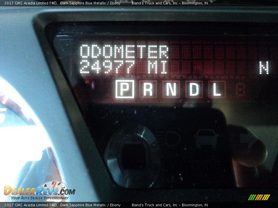 2017 GMC Acadia Limited FWD Dark Sapphire Blue Metallic / Ebony Photo #13