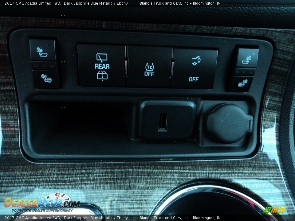 2017 GMC Acadia Limited FWD Dark Sapphire Blue Metallic / Ebony Photo #16