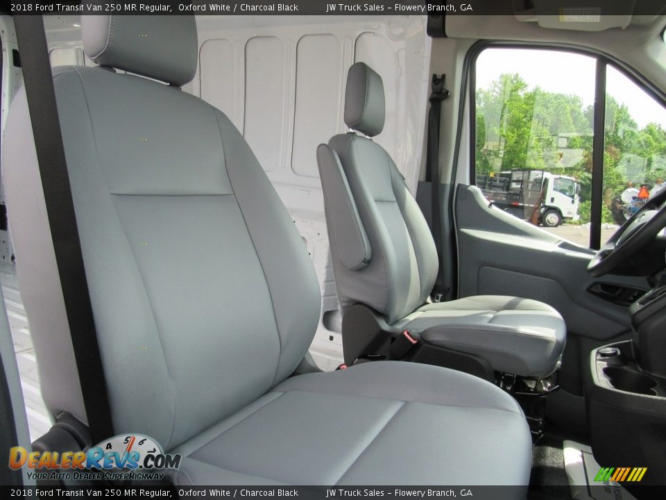 Front Seat of 2018 Ford Transit Van 250 MR Regular Photo #20