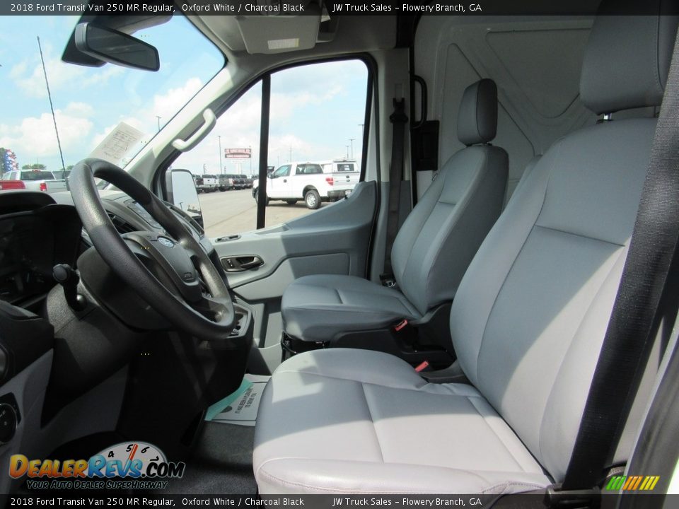 Front Seat of 2018 Ford Transit Van 250 MR Regular Photo #25