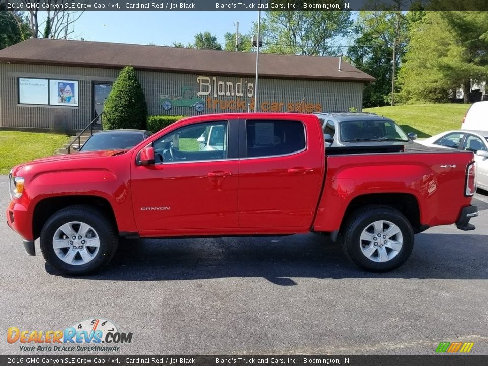 2016 GMC Canyon SLE Crew Cab 4x4 Cardinal Red / Jet Black Photo #1