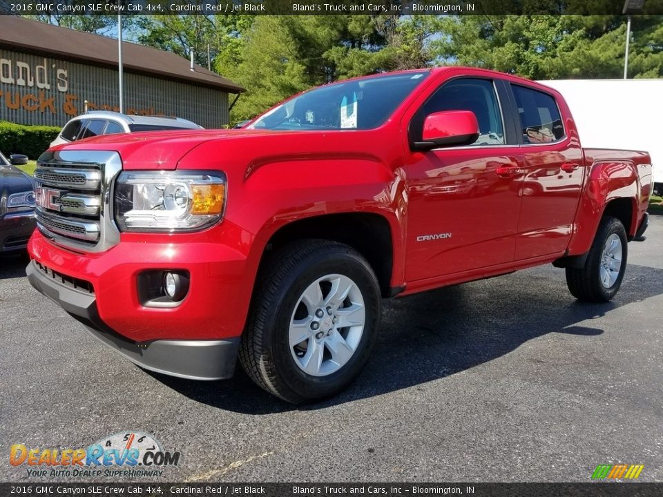 2016 GMC Canyon SLE Crew Cab 4x4 Cardinal Red / Jet Black Photo #2