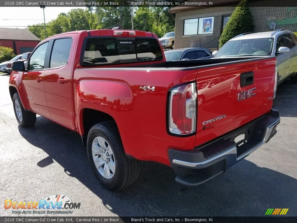 2016 GMC Canyon SLE Crew Cab 4x4 Cardinal Red / Jet Black Photo #3