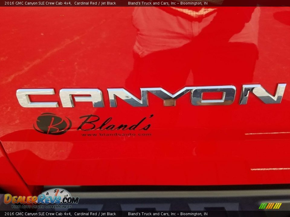 2016 GMC Canyon SLE Crew Cab 4x4 Cardinal Red / Jet Black Photo #5