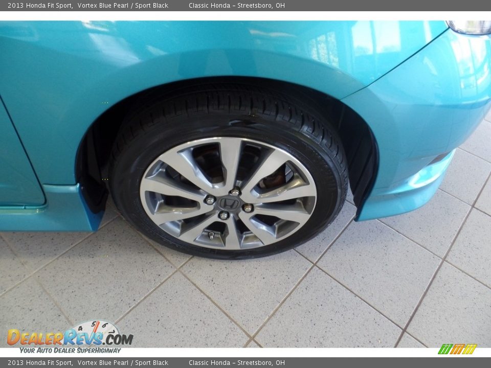 2013 Honda Fit Sport Vortex Blue Pearl / Sport Black Photo #5