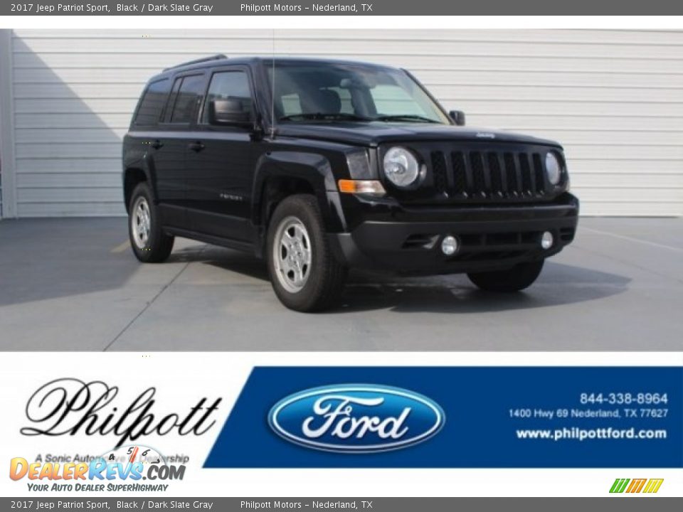 2017 Jeep Patriot Sport Black / Dark Slate Gray Photo #1