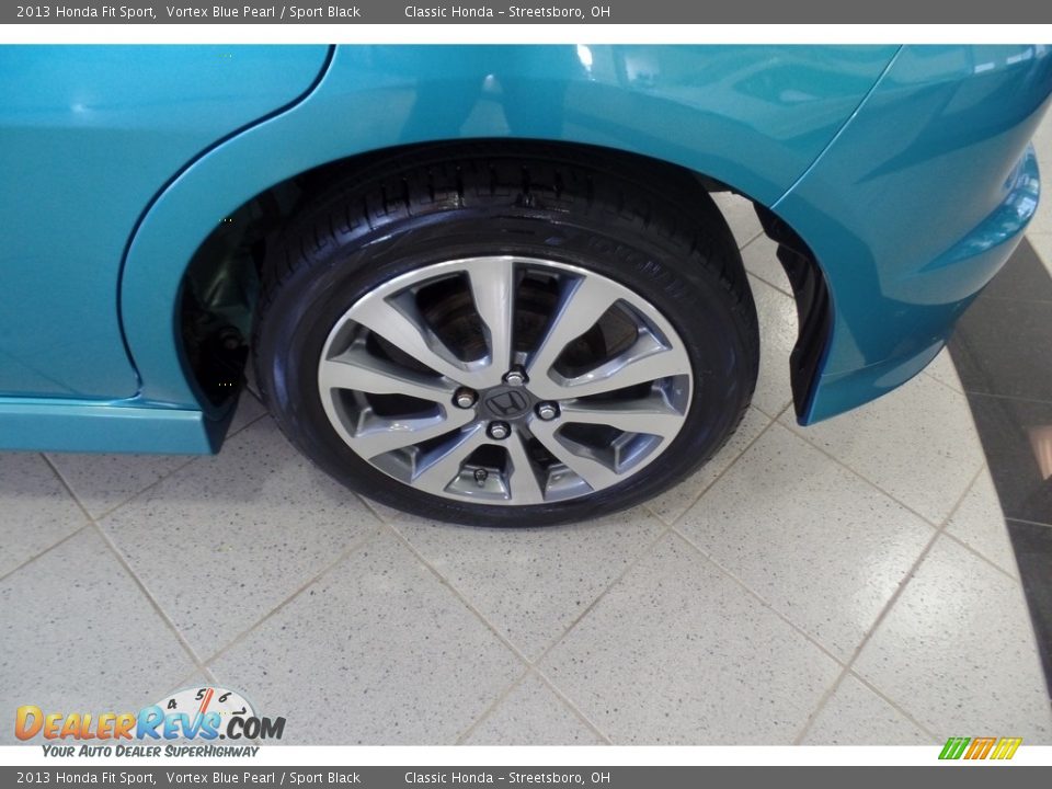 2013 Honda Fit Sport Vortex Blue Pearl / Sport Black Photo #11