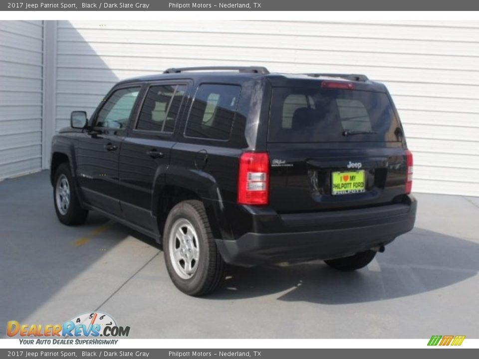 2017 Jeep Patriot Sport Black / Dark Slate Gray Photo #7