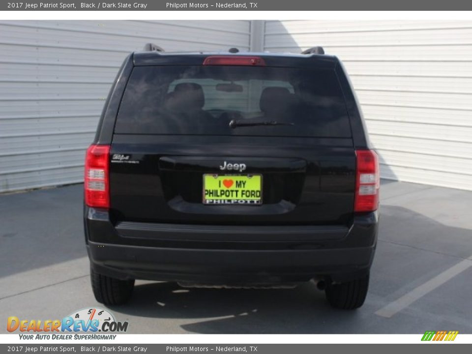 2017 Jeep Patriot Sport Black / Dark Slate Gray Photo #8