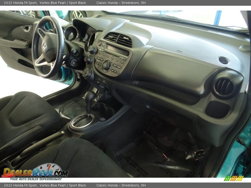 2013 Honda Fit Sport Vortex Blue Pearl / Sport Black Photo #15