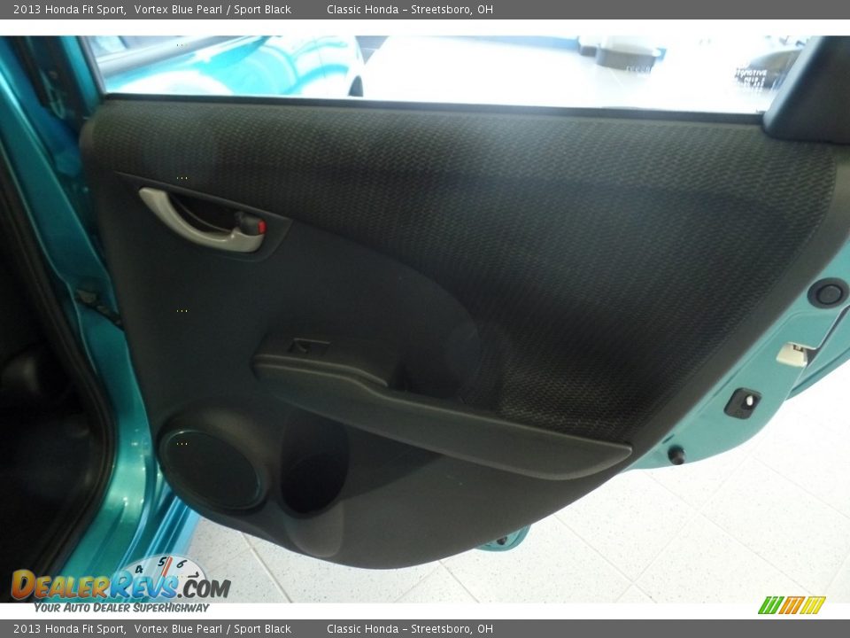 2013 Honda Fit Sport Vortex Blue Pearl / Sport Black Photo #17