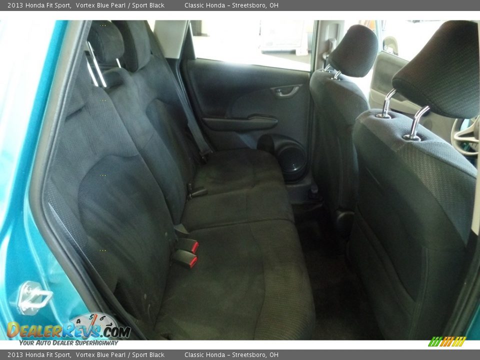 2013 Honda Fit Sport Vortex Blue Pearl / Sport Black Photo #19