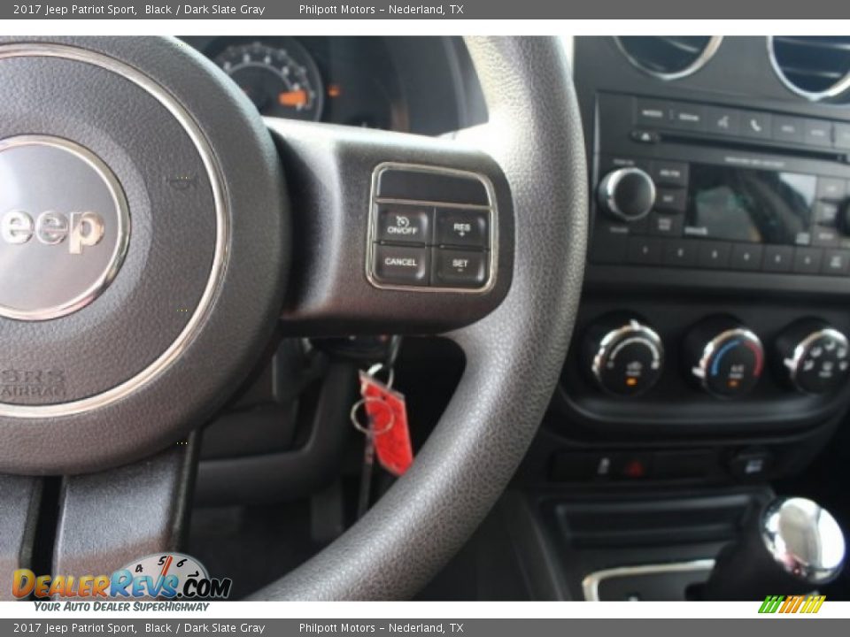 2017 Jeep Patriot Sport Black / Dark Slate Gray Photo #19