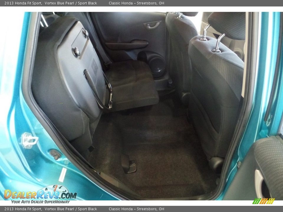 2013 Honda Fit Sport Vortex Blue Pearl / Sport Black Photo #20