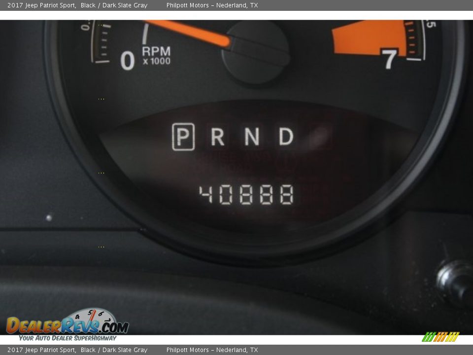 2017 Jeep Patriot Sport Black / Dark Slate Gray Photo #21