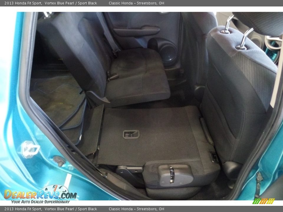2013 Honda Fit Sport Vortex Blue Pearl / Sport Black Photo #21