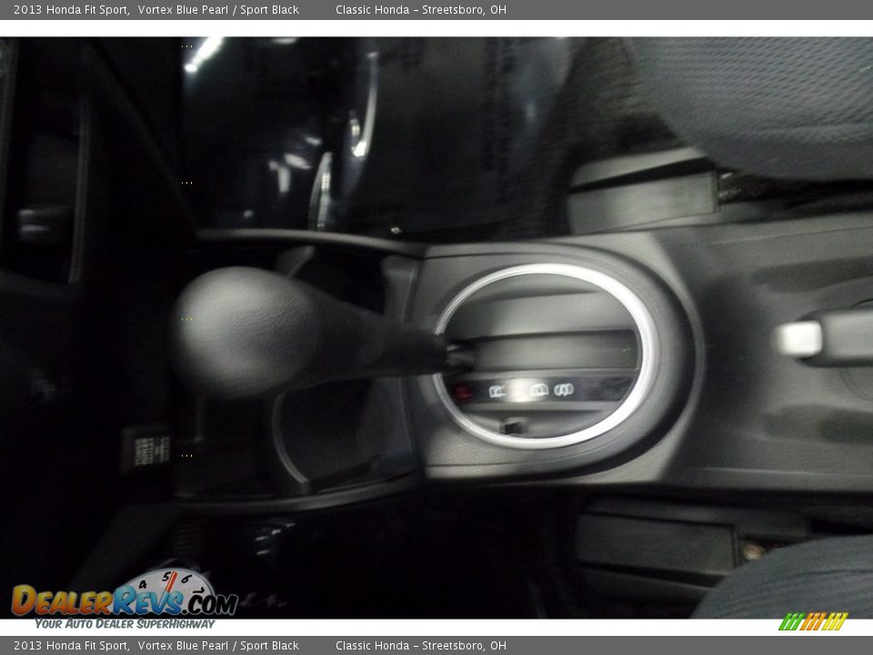 2013 Honda Fit Sport Vortex Blue Pearl / Sport Black Photo #32