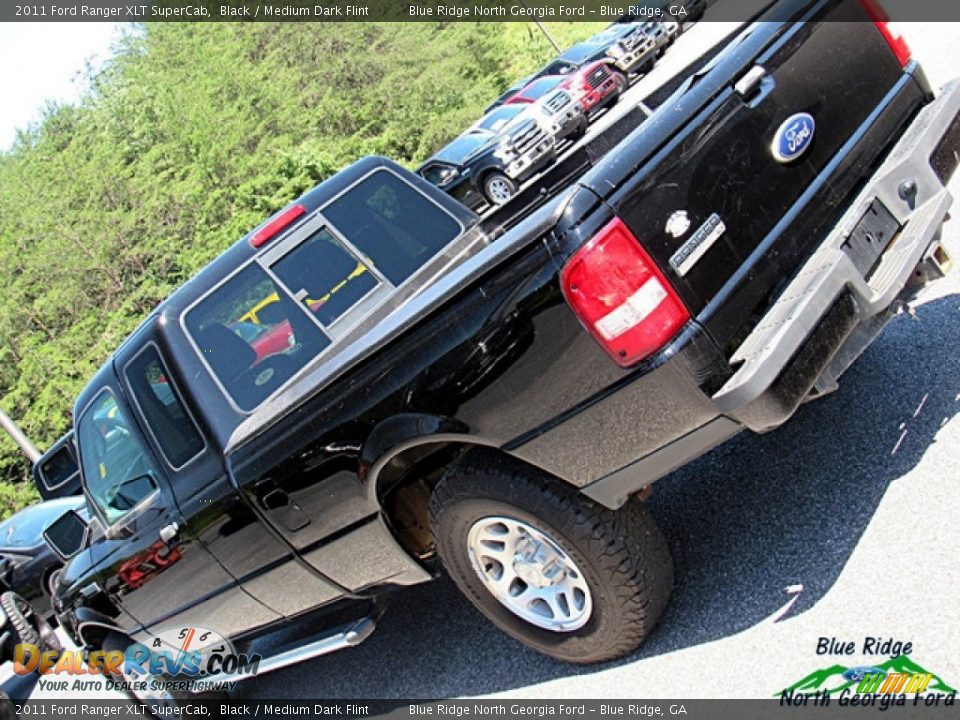 2011 Ford Ranger XLT SuperCab Black / Medium Dark Flint Photo #27