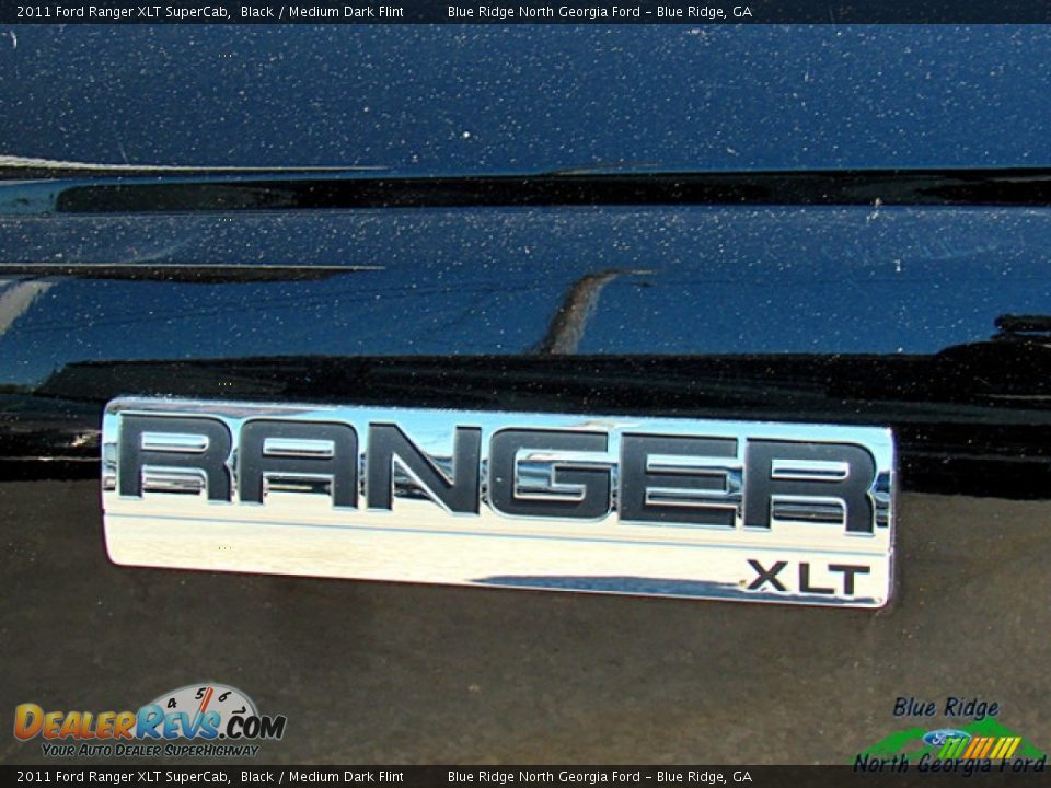 2011 Ford Ranger XLT SuperCab Black / Medium Dark Flint Photo #28