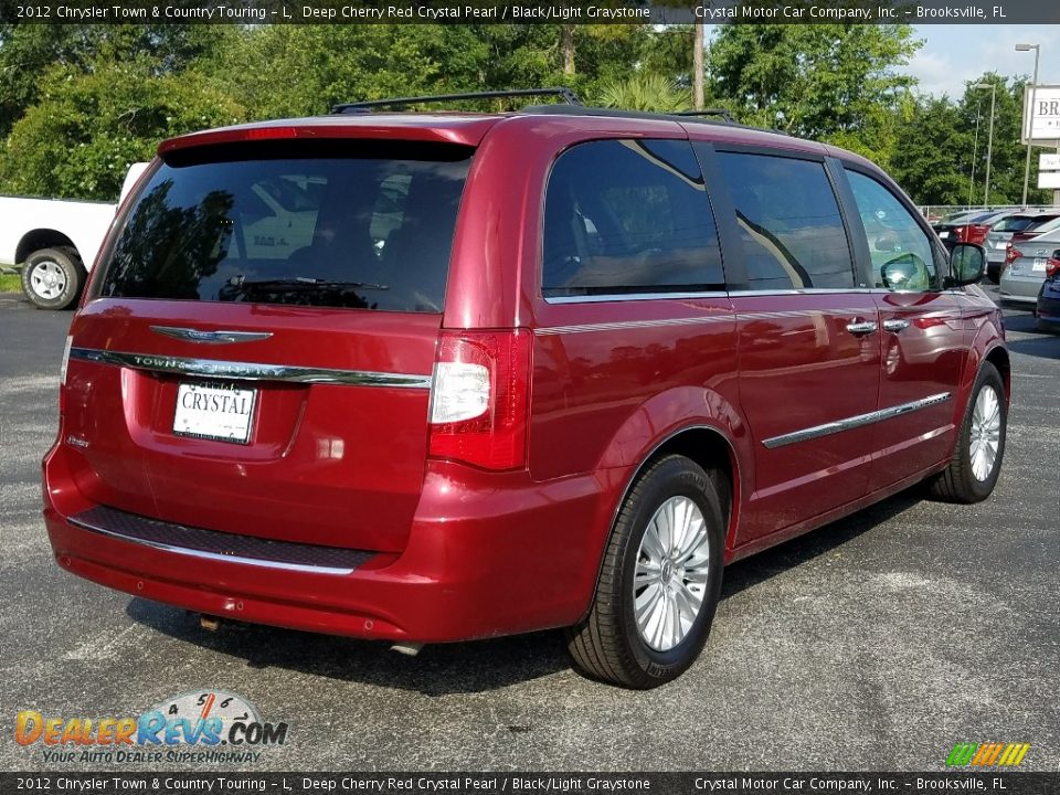 2012 Chrysler Town & Country Touring - L Deep Cherry Red Crystal Pearl / Black/Light Graystone Photo #5