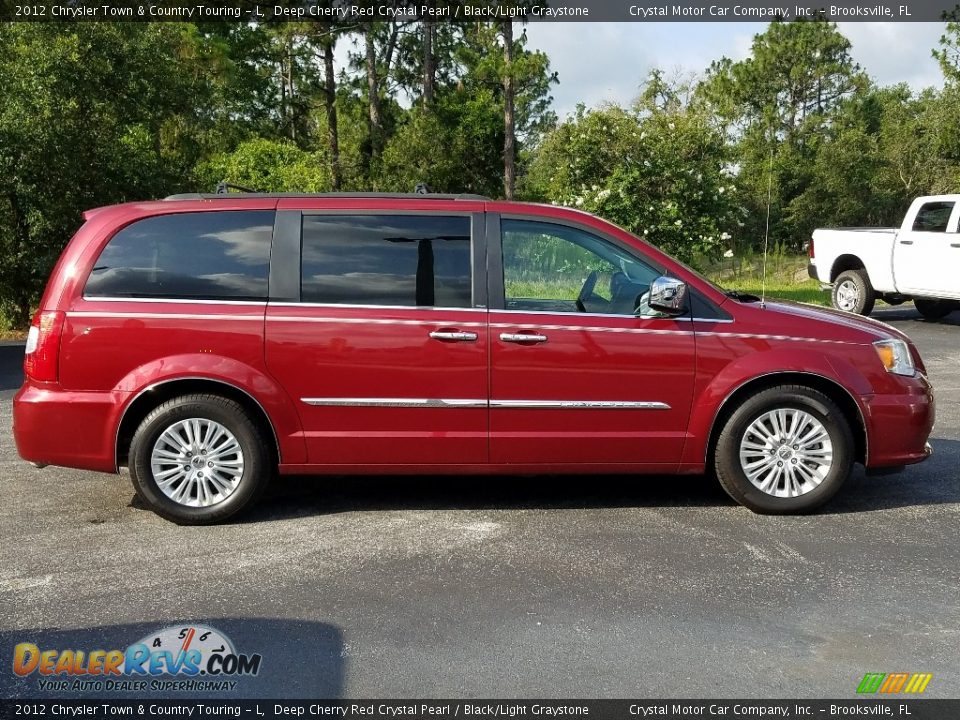 2012 Chrysler Town & Country Touring - L Deep Cherry Red Crystal Pearl / Black/Light Graystone Photo #6