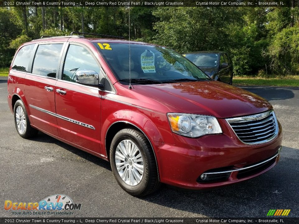 2012 Chrysler Town & Country Touring - L Deep Cherry Red Crystal Pearl / Black/Light Graystone Photo #7