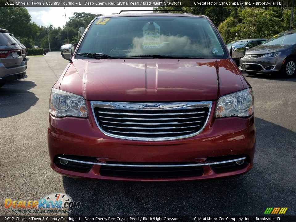 2012 Chrysler Town & Country Touring - L Deep Cherry Red Crystal Pearl / Black/Light Graystone Photo #8