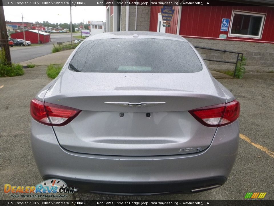 2015 Chrysler 200 S Billet Silver Metallic / Black Photo #4