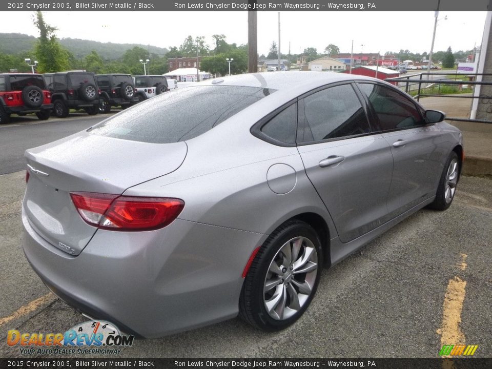 2015 Chrysler 200 S Billet Silver Metallic / Black Photo #5