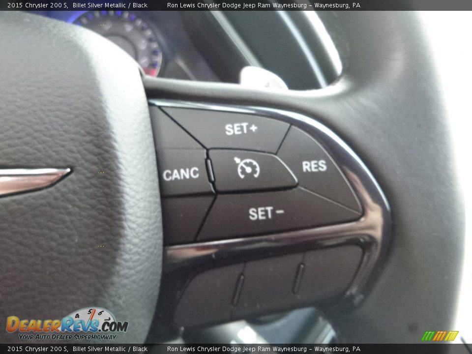 2015 Chrysler 200 S Billet Silver Metallic / Black Photo #18
