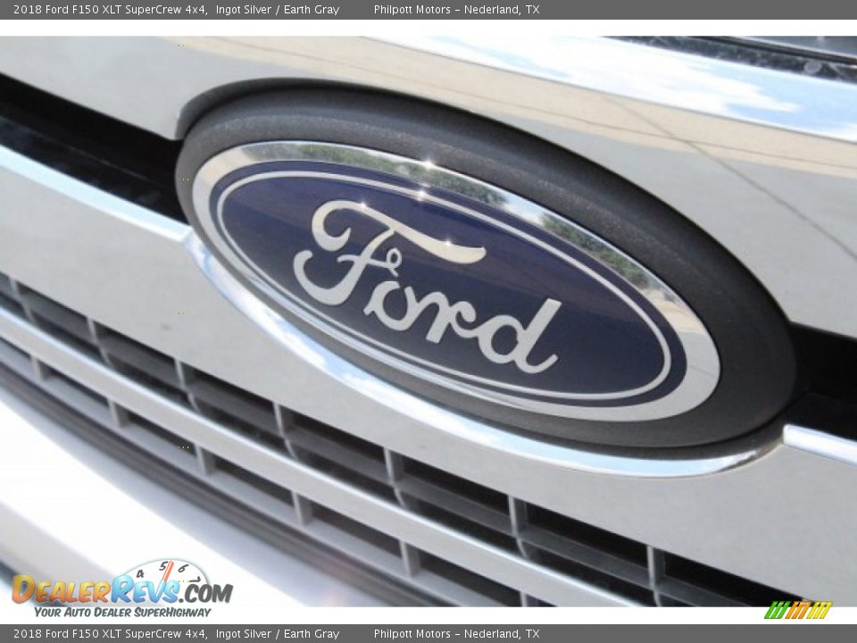 2018 Ford F150 XLT SuperCrew 4x4 Ingot Silver / Earth Gray Photo #4