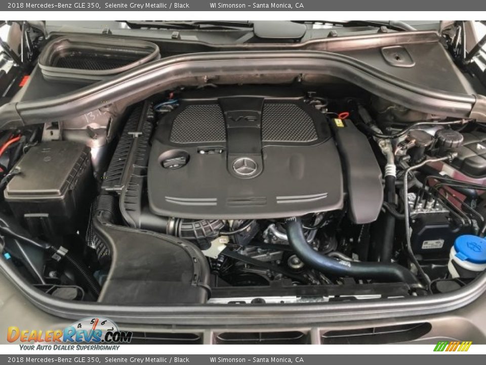 2018 Mercedes-Benz GLE 350 Selenite Grey Metallic / Black Photo #8