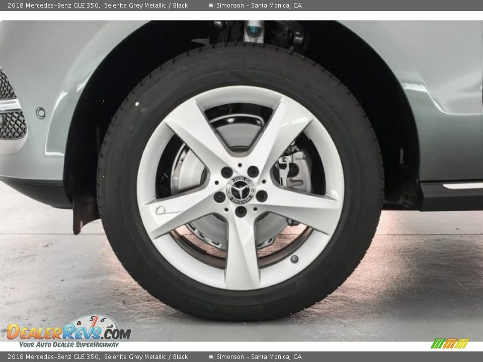 2018 Mercedes-Benz GLE 350 Selenite Grey Metallic / Black Photo #9