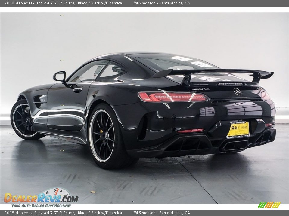 2018 Mercedes-Benz AMG GT R Coupe Black / Black w/Dinamica Photo #10