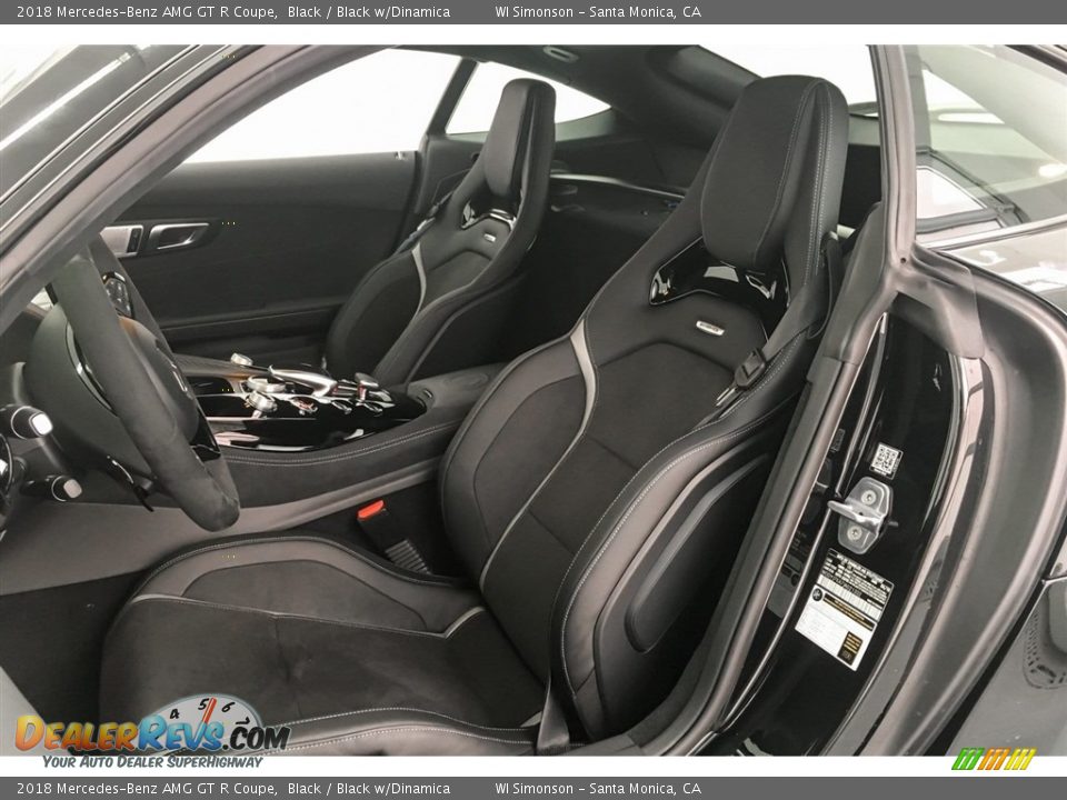 Black w/Dinamica Interior - 2018 Mercedes-Benz AMG GT R Coupe Photo #15
